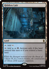 Hidden Lair (MSH-269) - Marvel Super Heroes