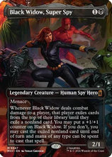 Black Widow, Super Spy (Borderless) (0347) (MSH-347) - Marvel Super Heroes Foil