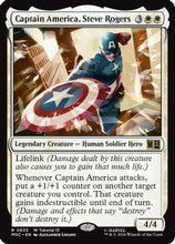 Captain America, Steve Rogers (MSC-835) - Commander: Marvel Super Heroes