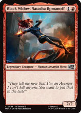 Black Widow, Natasha Romanoff (MSC-846) - Commander: Marvel Super Heroes
