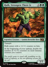 Hulk, Strongest There Is (MSC-724) - Commander: Marvel Super Heroes Foil
