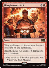 Blasphemous Act (Surge Foil) (MSC-163) - Commander: Marvel Super Heroes Foil