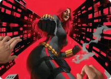 Black Widow, Deadly Hunter Art Card (AAMSH-042) - Art Series: Marvel Super Heroes
