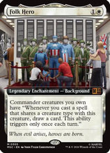 Folk Hero (Extended Art) (MSC-305) - Commander: Marvel Super Heroes