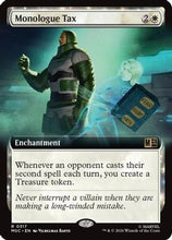 Monologue Tax (Extended Art) (MSC-317) - Commander: Marvel Super Heroes Foil