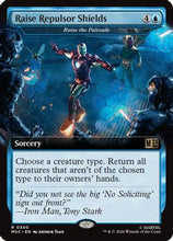 Raise Repulsor Shields - Raise the Palisade (Extended Art) (MSC-340) - Commander: Marvel Super Heroes Foil