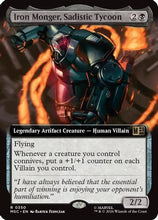Iron Monger, Sadistic Tycoon (Extended Art) (MSC-350) - Commander: Marvel Super Heroes Foil