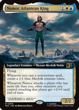 Namor, Atlantean King (Extended Art) (MSC-409) - Commander: Marvel Super Heroes Foil