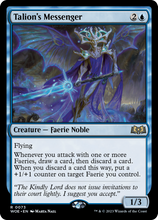 Talion's Messenger (Promo Pack) [Wilds of Eldraine Promos]