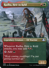 Radha, Heir to Keld (Borderless Alternate Art) [Dominaria Remastered]