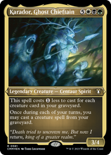 Karador, Ghost Chieftain (Foil Etched) [Commander Masters]