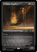 Twilight Prophet (Foil Etched) [Commander Masters]