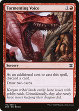 Tormenting Voice (ZNR-172) - Zendikar Rising Foil