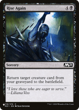 Rise Again (-119) - The List Reprints