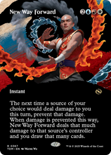 New Way Forward (Borderless) (TDM-367) - Tarkir: Dragonstorm Foil