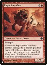 Rapacious One (PLST-ROE-162) - The List