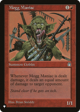 Mogg Maniac (PLST-STH-94) - The List