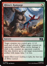 Rhino's Rampage (MSC-823) - Commander: Marvel Super Heroes Foil