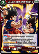 Son Goku & Vegeta, Battling Against Evil (BT31-010) - Impact Beyond Dimensions Foil