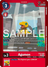Agumon (Limited Foil) (EX12-005) - Digital World Shambala Foil