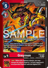 Greymon (Limited Foil) (EX12-010) - Digital World Shambala Foil