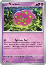 Spiritomb 35 - ME05 Pitch Black Holofoil