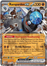 Rampardos ex - 045/084 45 - ME05 Pitch Black Holofoil