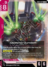 Destroy Gundam (GD05-037) - Freedom Ascension Holofoil