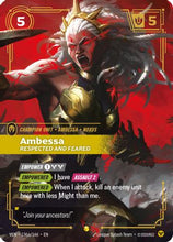 Ambessa, Respected and Feared (Alternate Art) (136a/166) - Vendetta Foil