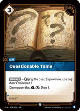 Questionable Tome (054/166) - Vendetta Foil