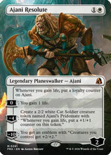 Ajani Resolute (Borderless) (FRA-291) - Reality Fracture Foil