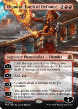 Chandra, Torch of Defiance (Borderless) (FRA-309) - Reality Fracture Foil