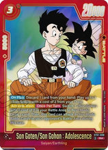 Son Goten/Son Gohan : Adolescence (Alternate Art) (ST01-008) - Story Booster 01 Holofoil