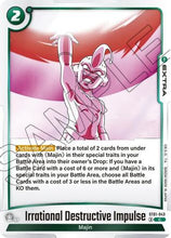 Irrational Destructive Impulse (ST01-043) - Story Booster 01 Holofoil