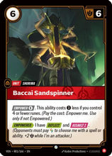 Baccai Sandspinner (001/166) - Vendetta Foil