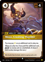 Masa, Crashing Thunder (120/166) - Vendetta Foil