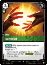Sanction (035/166) - Vendetta Foil