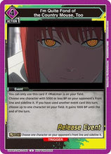I'm Quite Fond of the Country Mouse, Too (UE22BT/CSM-1-040) - UE22BT CHAINSAW MAN Release Event