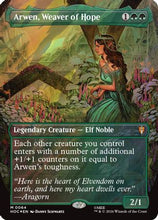 Arwen, Weaver of Hope (Borderless) (Surge Foil) (HOC-064) - The Hobbit: Eternal-Legal Foil