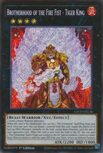Brotherhood of the Fire Fist - Tiger King (LAVD-ENL36) - Legendary Arc-V Decks 1st Edition