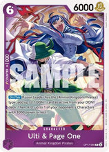 Ulti & Page One (OP17-060) - The World's Strongest Warriors Foil