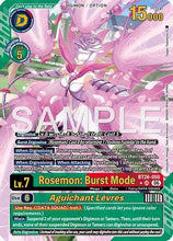 Rosemon: Burst Mode // Aguichant Levres (Alternate Art) (BT26-050) - Timeless Bonds Foil