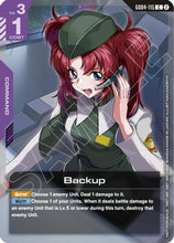 Backup (Event Pack 02) (GD04-115) - Gundam Promotional Cards Holofoil