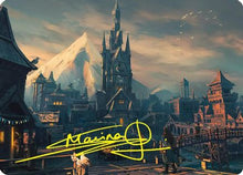 Lake-town Art Card (Gold-Stamped Signature) (ASHOB-024) - Art Series: The Hobbit