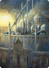 Minas Tirith Art Card (ASHOB-038) - Art Series: The Hobbit