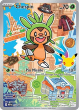 Chespin -  058 58 - First Partner Collection 2026 Holofoil