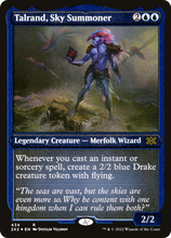 Talrand, Sky Summoner (Foil Etched) [Double Masters 2022]