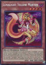 Lunalight Yellow Marten (Secret Rare) (LAVD-ENL08) - Legendary Arc-V Decks 1st Edition