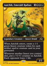 Aatchik, Emerald Radian (First-Place Foil) (-473) - Aetherdrift