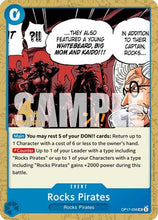 Rocks Pirates (OP17-056) - The World's Strongest Warriors Release Event Cards